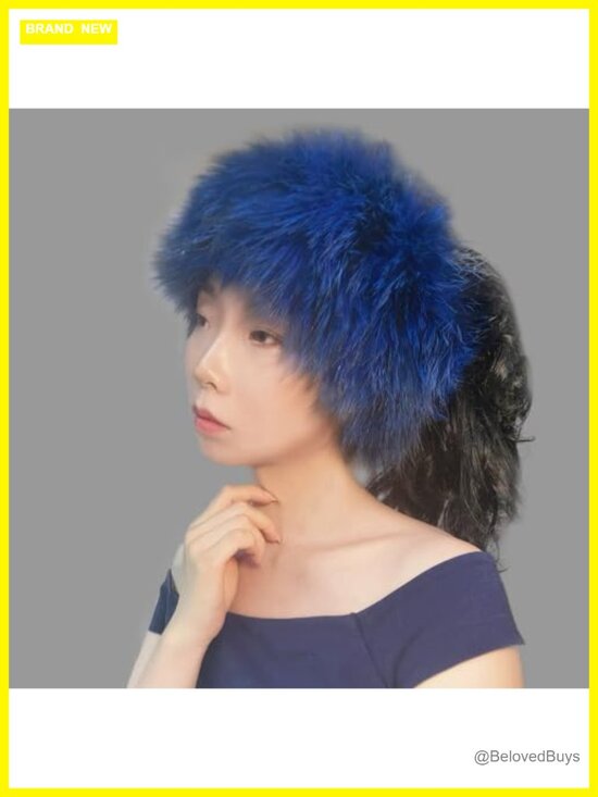 Genuine Fox Fur Headband Ear Warmer Women\'s Winter Knit Neck Warmer Scarf main image 4